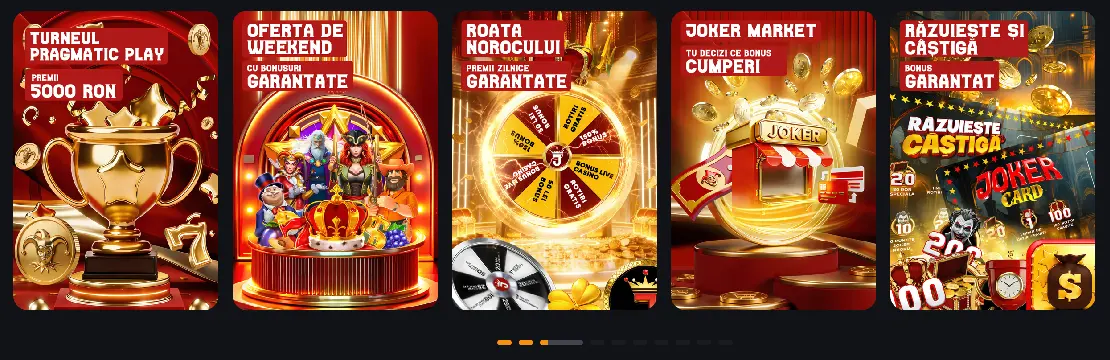 Joker Casino five promotions